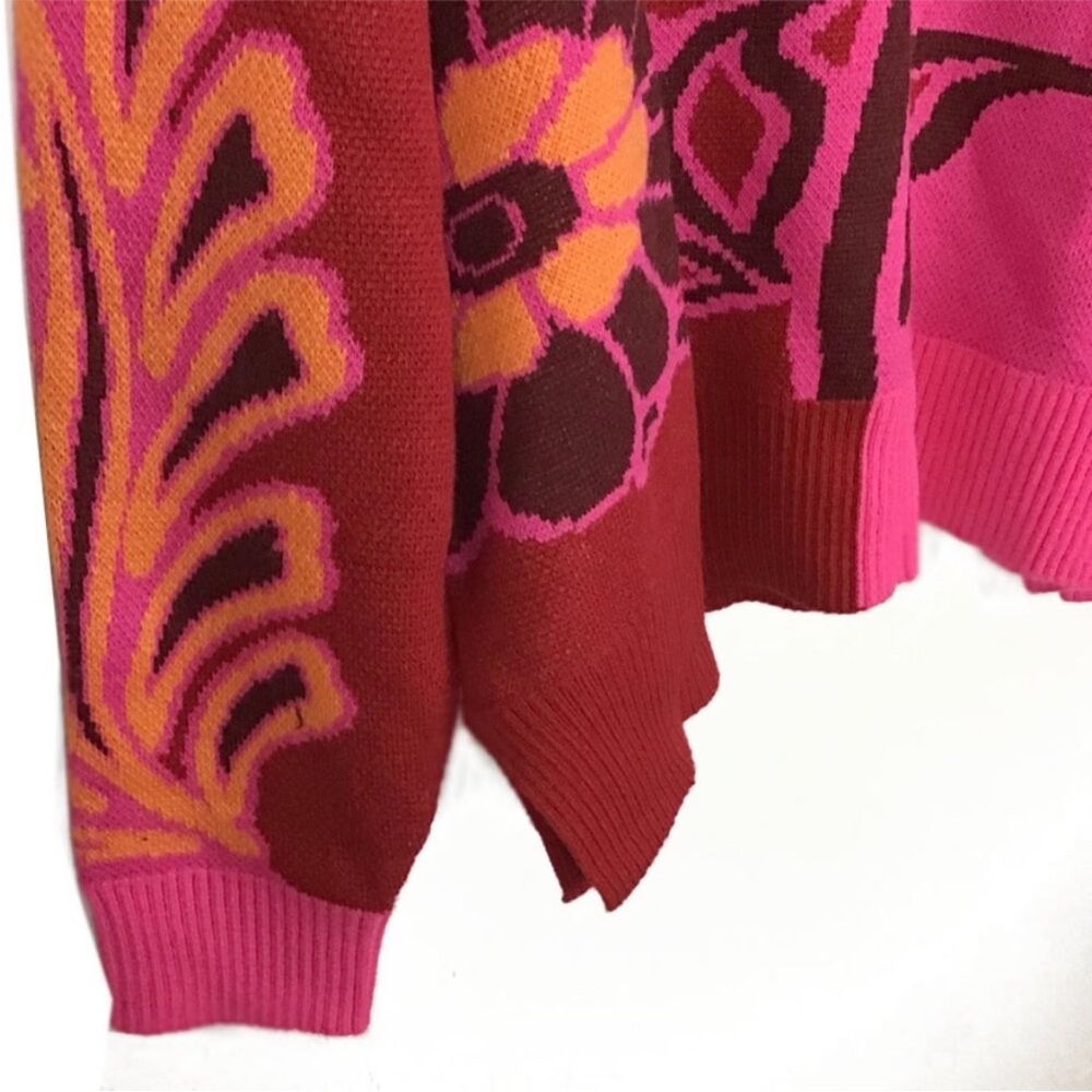 FARM Rio Women's Vibrant Shoulder Cut Out Sweater, NWT, XL - Picture 7 of 15